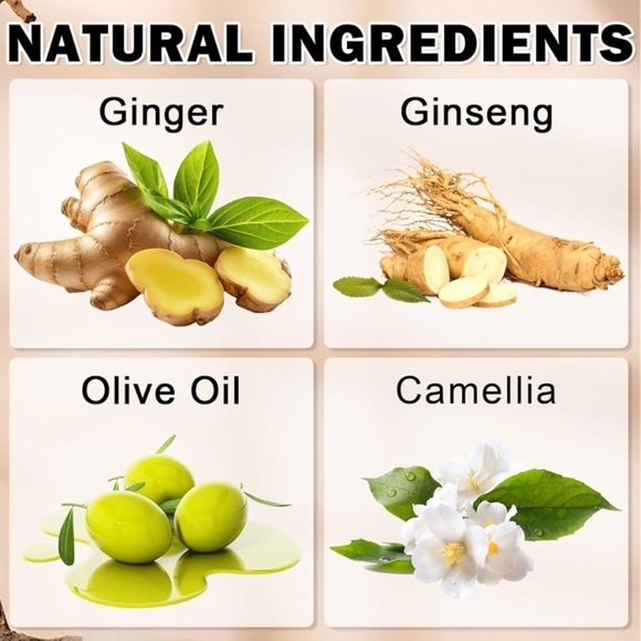 Ginger Hair Regrowth Shampoo 2 Bar Bundle Ginger Polygonum Shampoo Soap NEW NWT - Picture 5 of 12